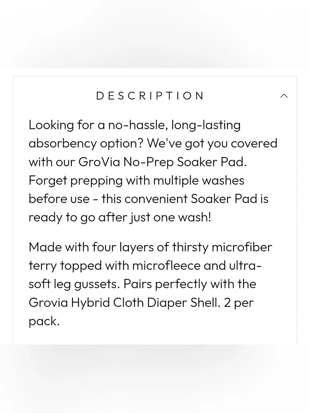 GroVia Hybrid Diaper Shell (4)-Hook & Loop- + Pack of Soaker Pads (10)